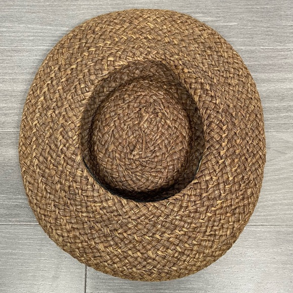 Helen Kaminski Straw Raffia Sun Hat Australia Natural Bohemian Boho Summer Beach - Picture 11 of 15